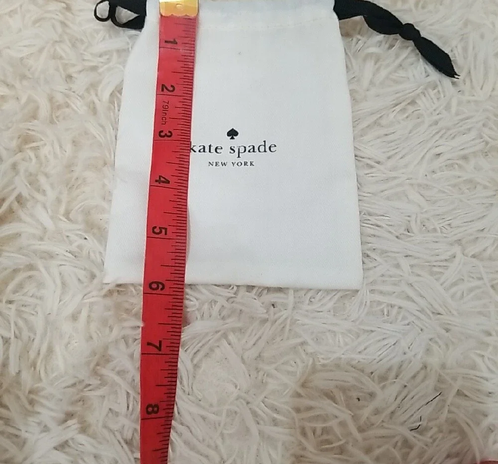 kate spade Pink and White  Drawstring Dust Bags